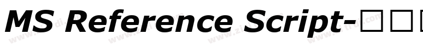 MS Reference Script字体转换 MS Reference Script字体转换